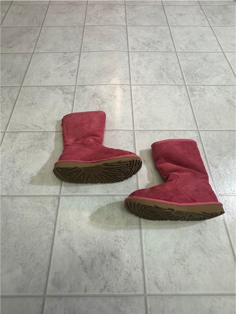 UGG Women's Pink Winter Boots Size 3 USA